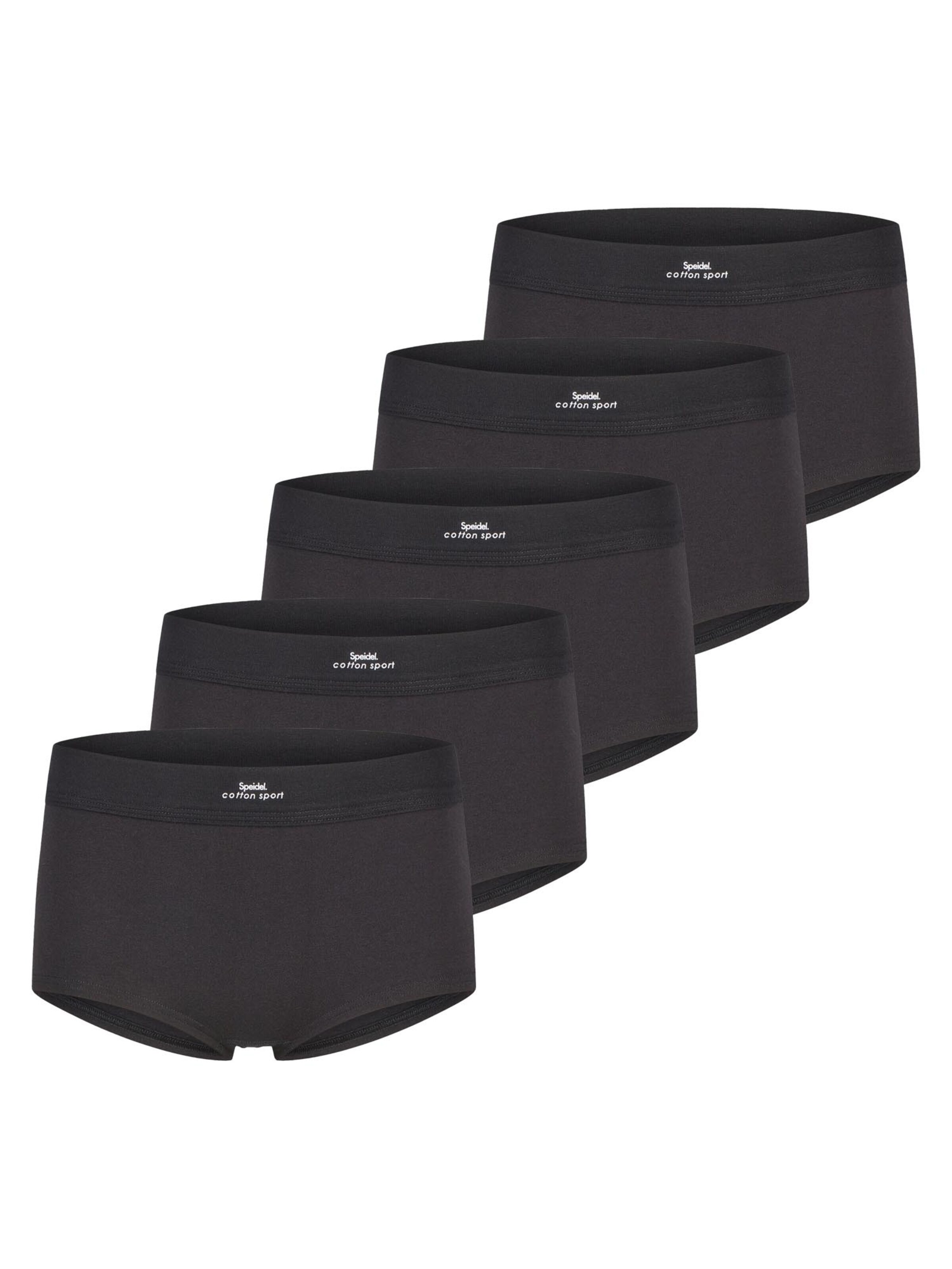 SPEIDEL Panty 'Cotton Sport' in Black: front