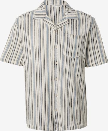 INDICODE JEANS Button Up Shirt 'Amari' in Blue: front