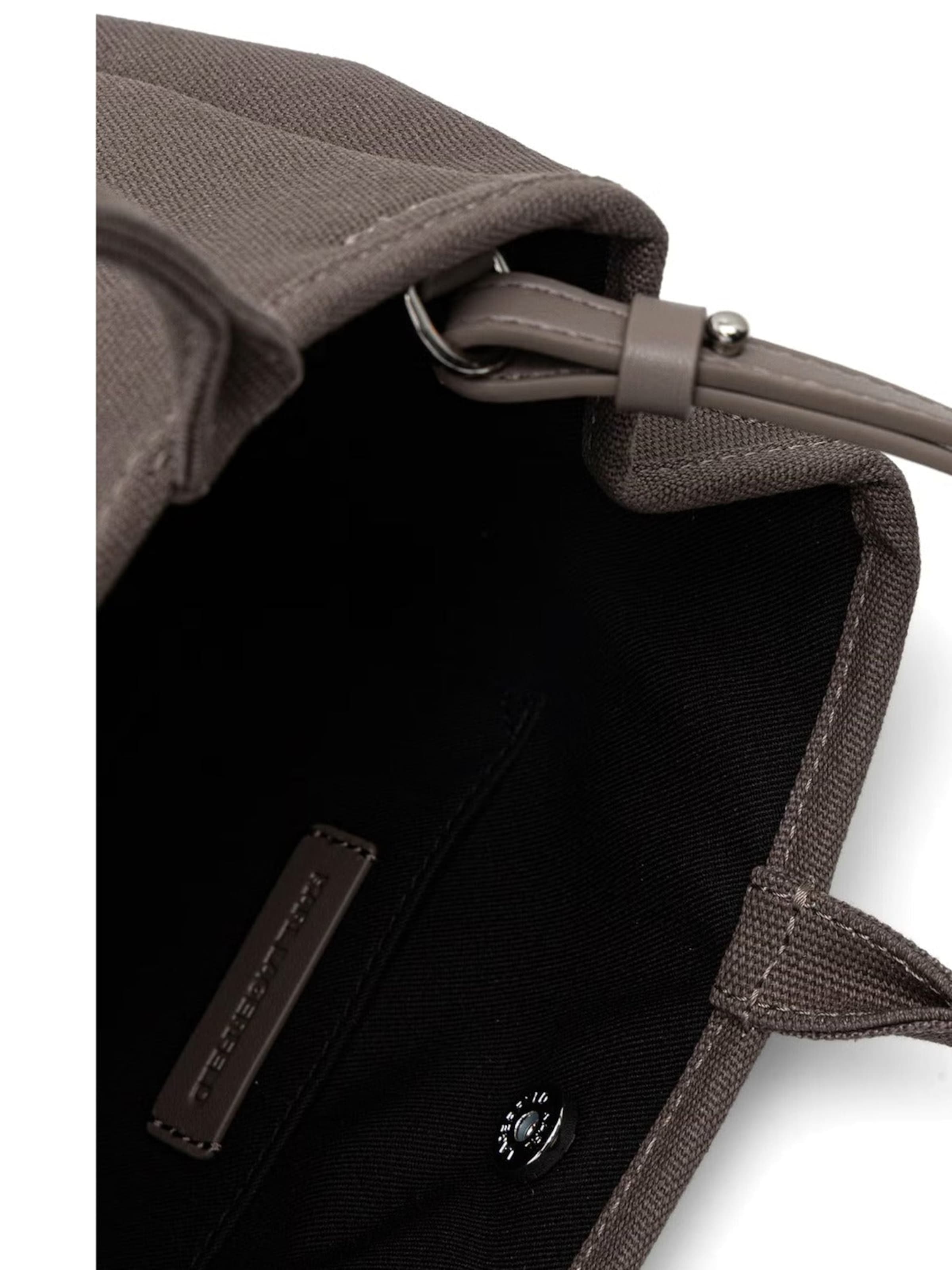 Cabas 'Karl Lagerfeld Cabas Convertible Mini Coton Taupe' Karl Lagerfeld en gris