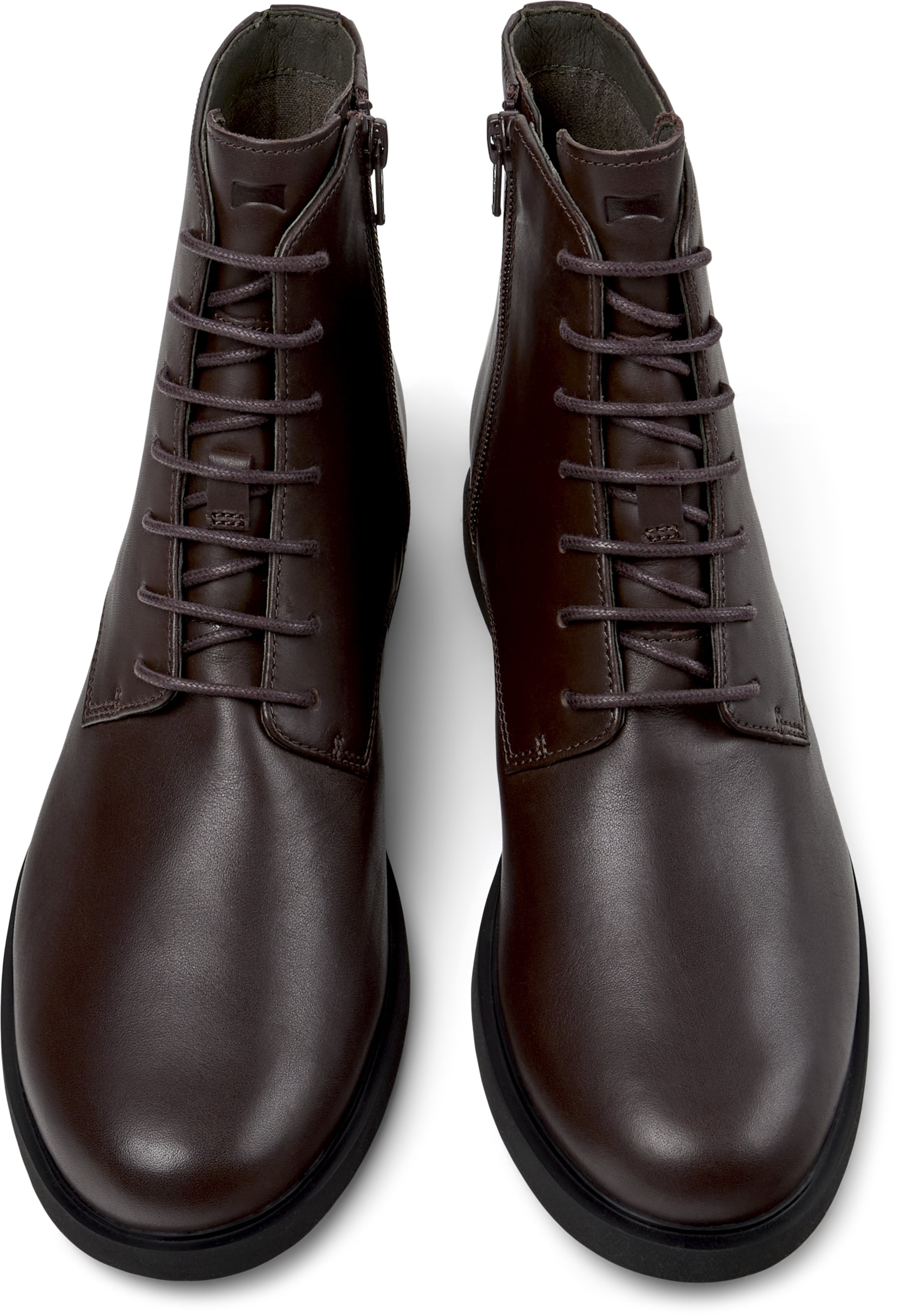 CAMPER - Botas pelo tornozelo 'Iman' em castanho