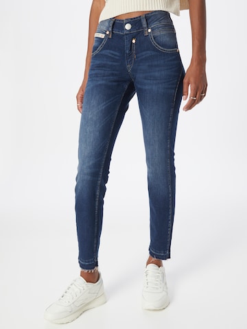 Herrlicher Slimfit Jeans 'Touch' in Blauw: voorkant