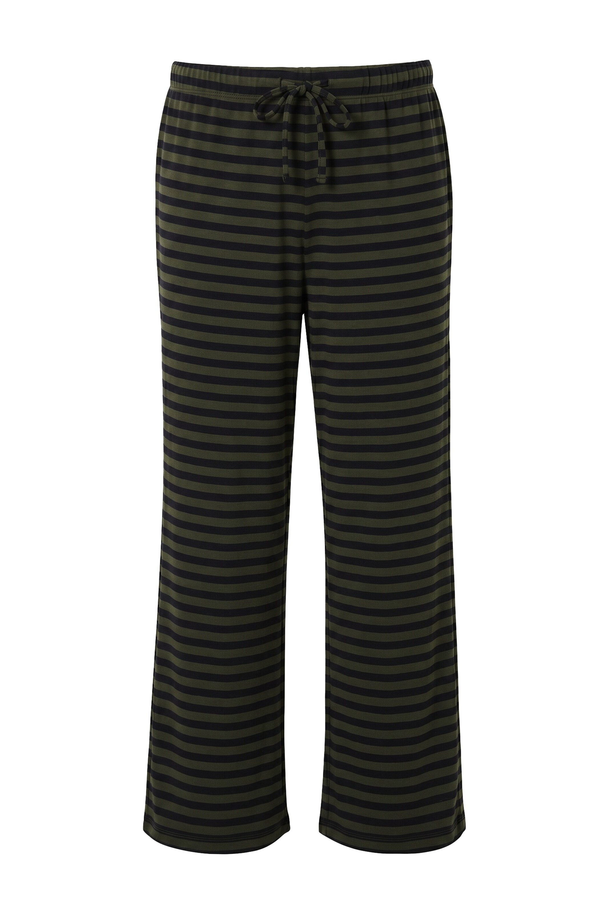 Studio Untold Wide leg Broek in Groen: voorkant