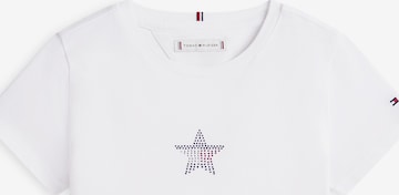 TOMMY HILFIGER Тениска в бяло: отпред