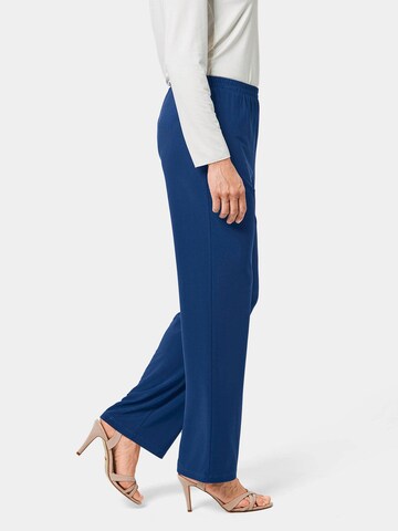 Goldner Loose fit Trousers in Blue