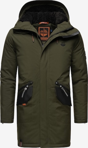 STONE HARBOUR - Parka de inverno 'Ragaan' em verde