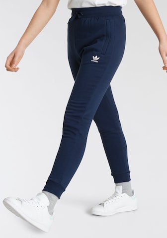ADIDAS ORIGINALS Дънки Tapered Leg Панталон 'Adicolor' в синьо: отпред