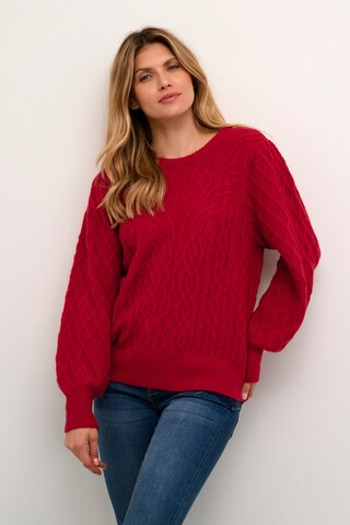 Cream Pullover 'Cabin' in Rot: Vorderseite