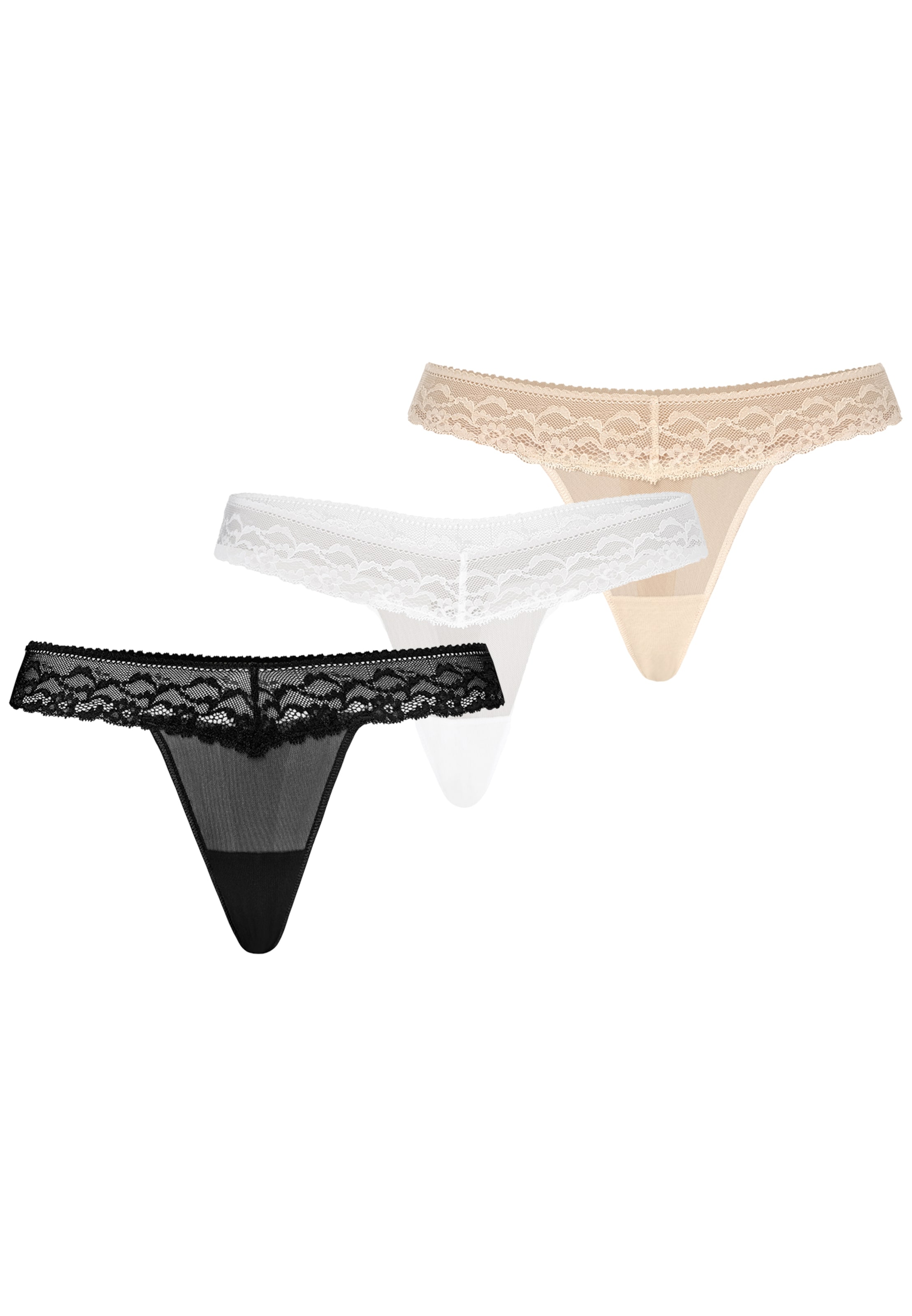 TEYLI String 'Leo' in Beige: Vorderseite