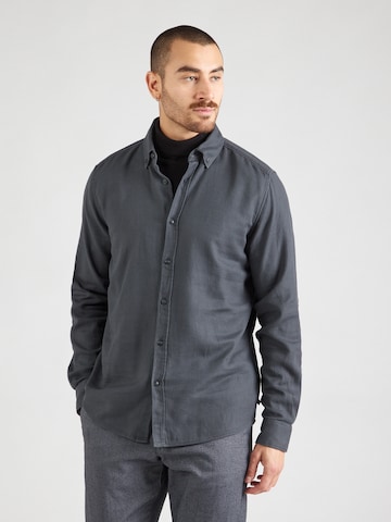 Coupe regular Chemise s.Oliver en gris : devant