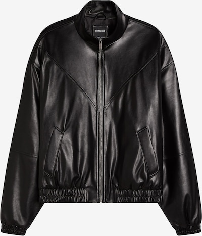 Bershka Välikausitakki 'CAZADORA' värissä musta, Tuotenäkymä