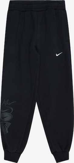 NIKE Workout Pants 'C.O.B. FLC' in Dark grey / Black / White, Item view