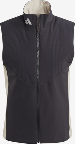 ADIDAS PERFORMANCE Athletic Jacket in Black: front