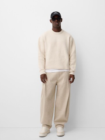 Bershka Sweter w kolorze żółty