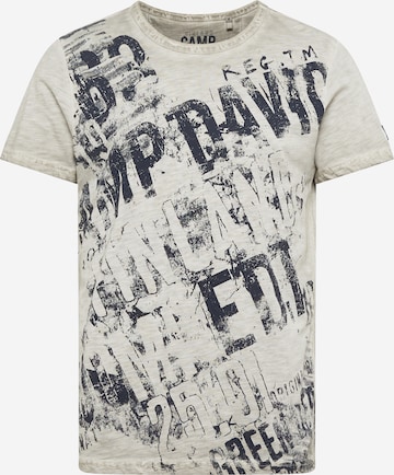 CAMP DAVID T-Shirt in Grau: predná strana