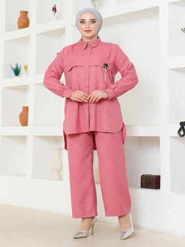 MODAMIHRAM Tuniek in Roze: voorkant