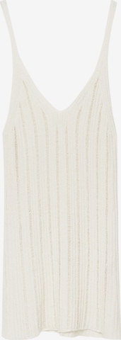 Pull&Bear Úpletové šaty – béžová: přední strana