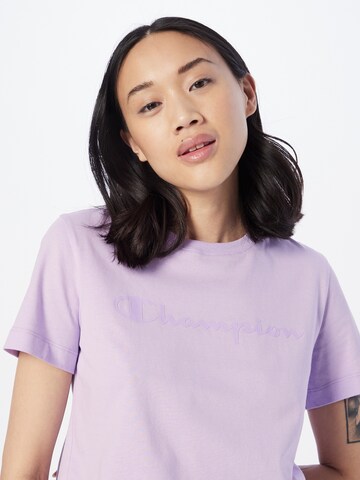 Champion Authentic Athletic Apparel Shirt in Purple