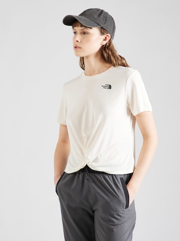 THE NORTH FACE Functioneel shirt 'FOUNDATION' in Wit: voorkant
