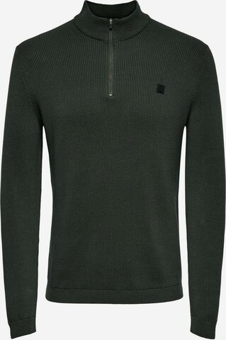 Only & Sons Pullover 'WEB' i grøn