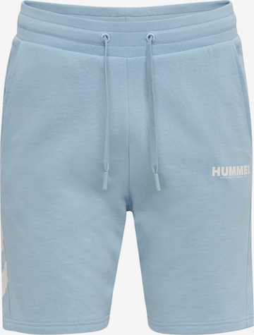 Regular Pantalon de sport 'Legacy' Hummel en bleu : devant