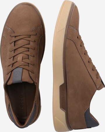 ECCO Sneakers 'Ecco Street Tray' in Brown