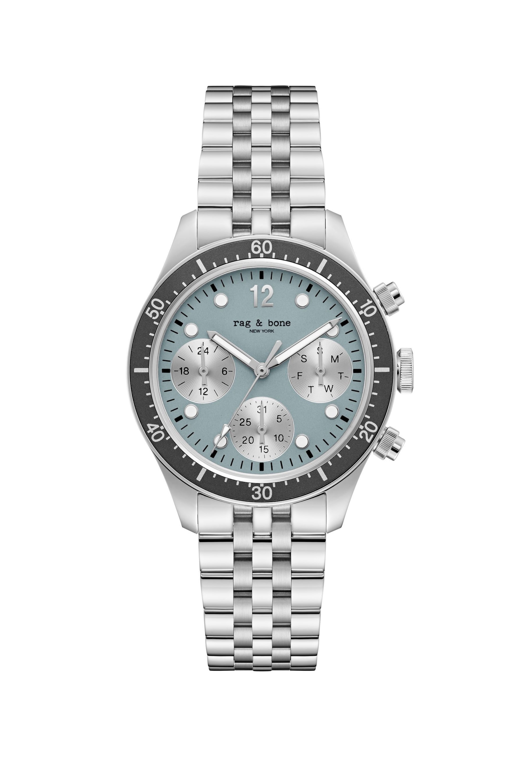 Orologio analogico ' Greer ' di rag & bone in argento: frontale