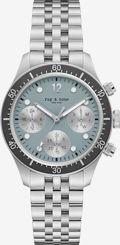Montre à affichage analogique ' Greer ' rag & bone en argent : devant