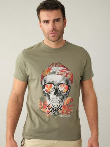 Deeluxe T-Shirt 'Jek' in Grün: Vorderseite