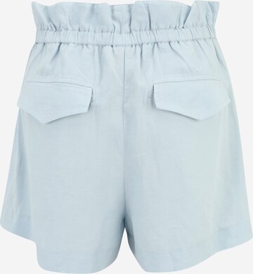 Club Monaco Loose fit Pleat-Front Pants 'ANREANNAH' in Blue