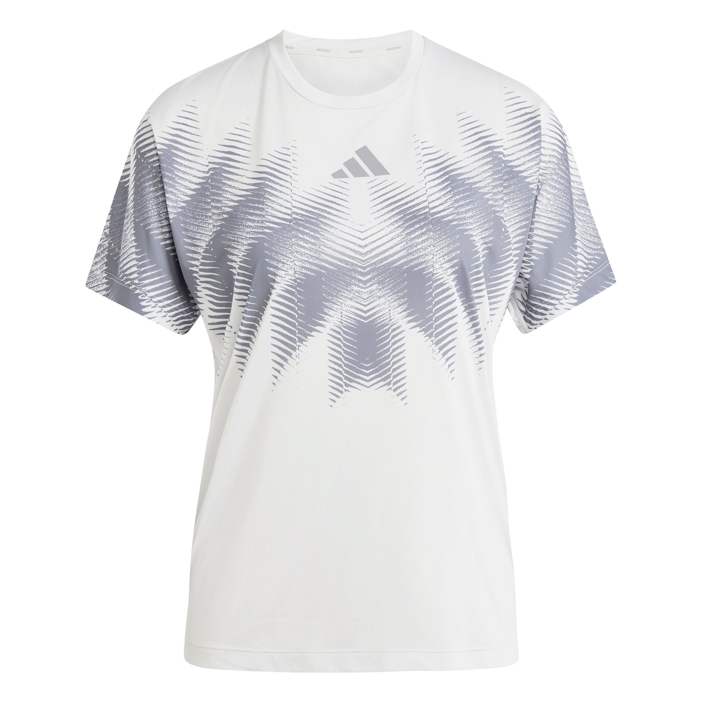 ADIDAS PERFORMANCE - Camiseta funcional 'Adizero Aspyre' en gris: frente
