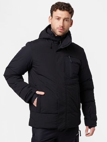 ICEPEAK Athletic Jacket 'CHASE' in Black: front