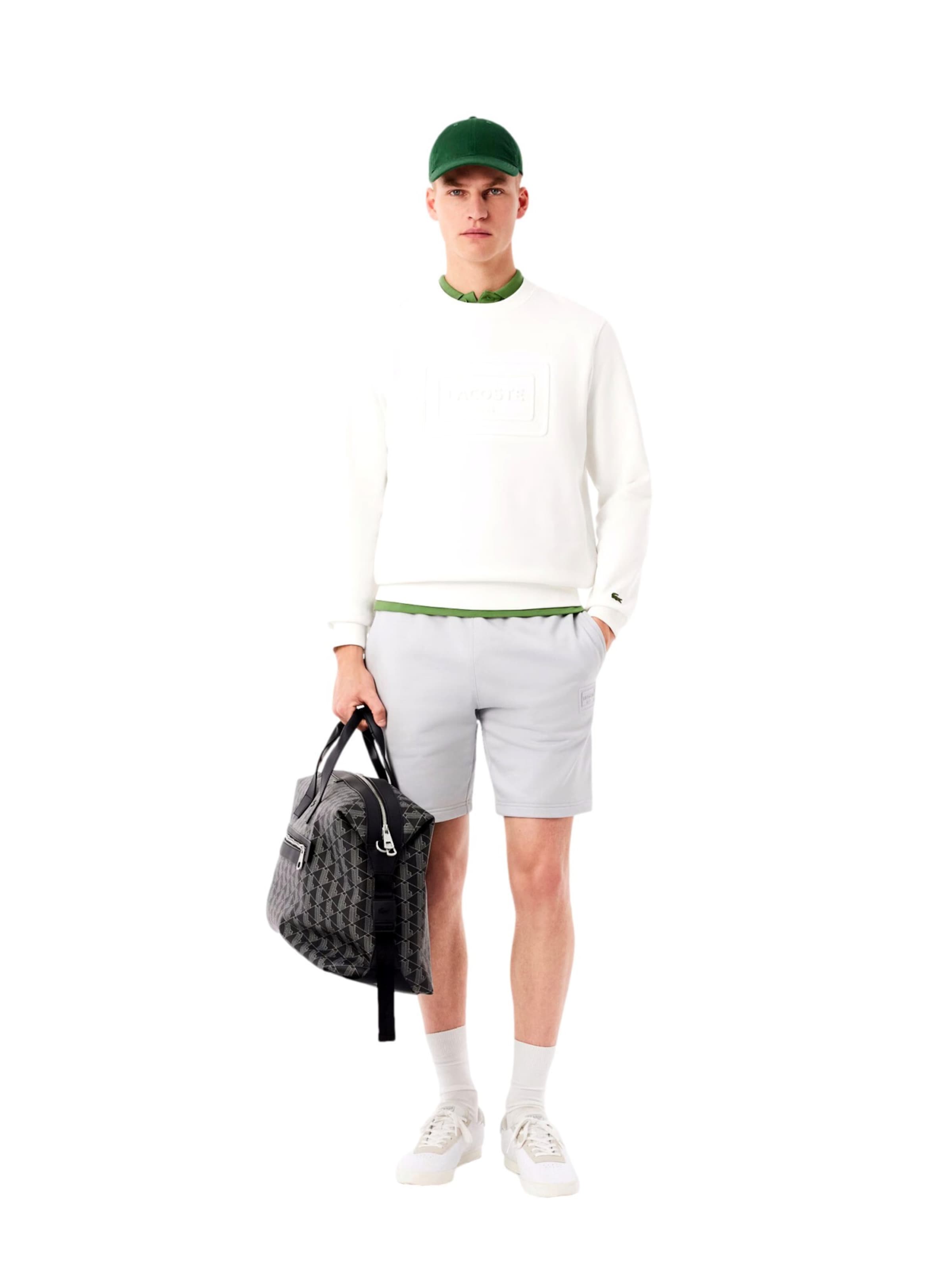 LACOSTE Sweatshirt in White