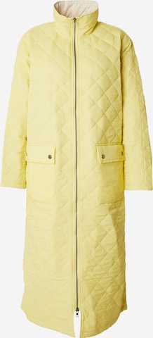 MSCH COPENHAGEN Between-Seasons Coat 'Whitney' in Yellow: front