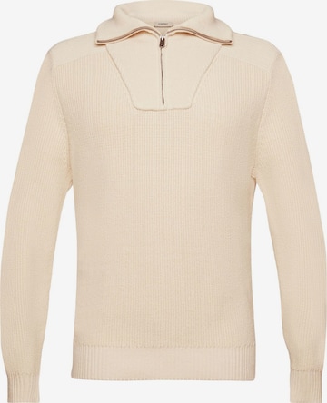 Pull-over ESPRIT en beige : devant