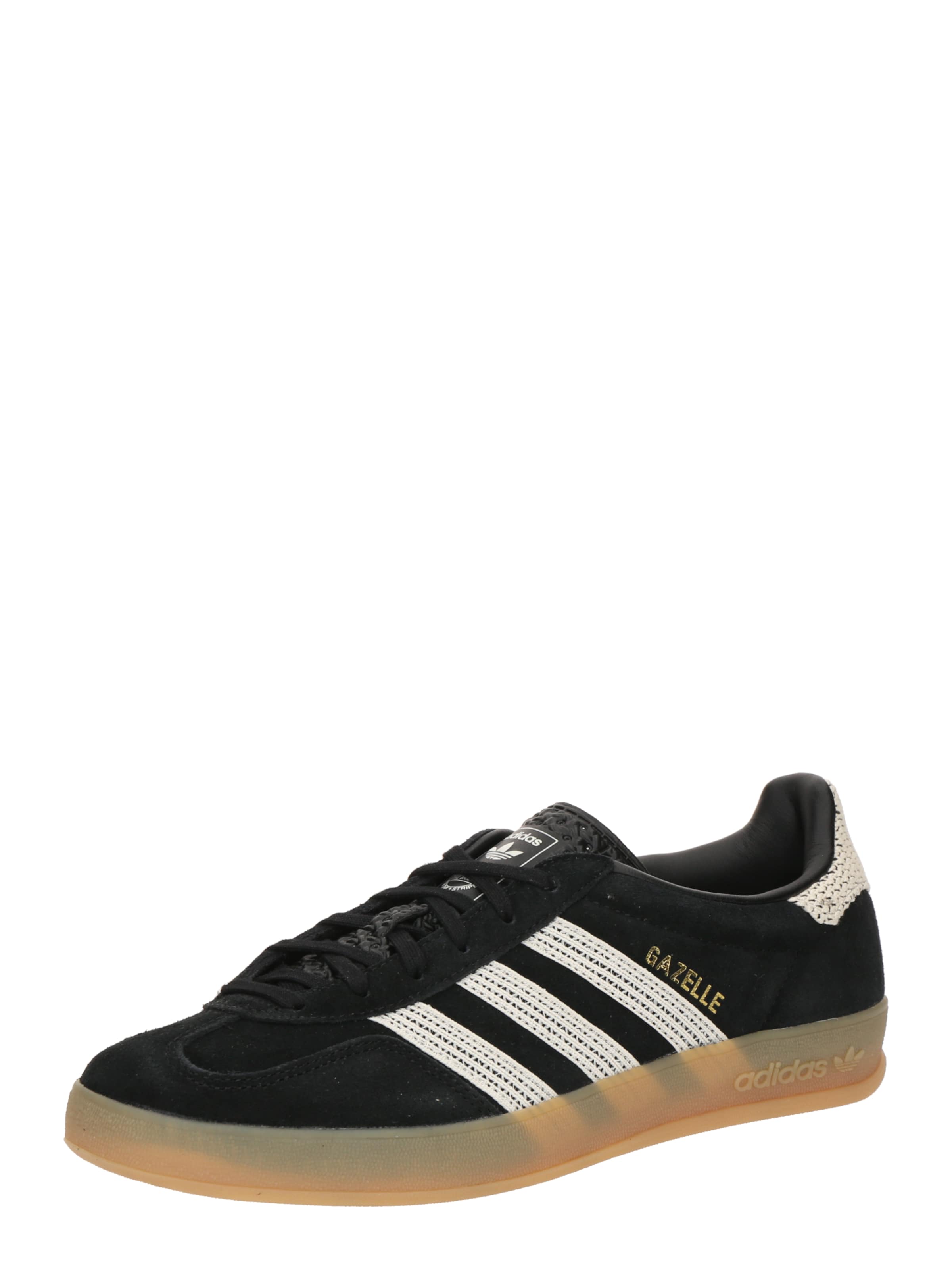 Baskets basses 'GAZELLE' ADIDAS ORIGINALS en noir : devant