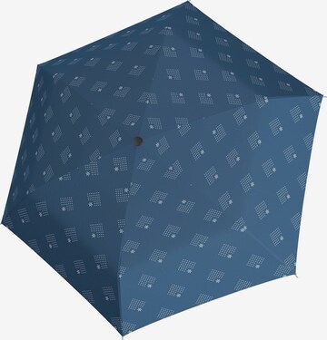 Doppler Umbrella 'Fiber Havanna' in Blue: front