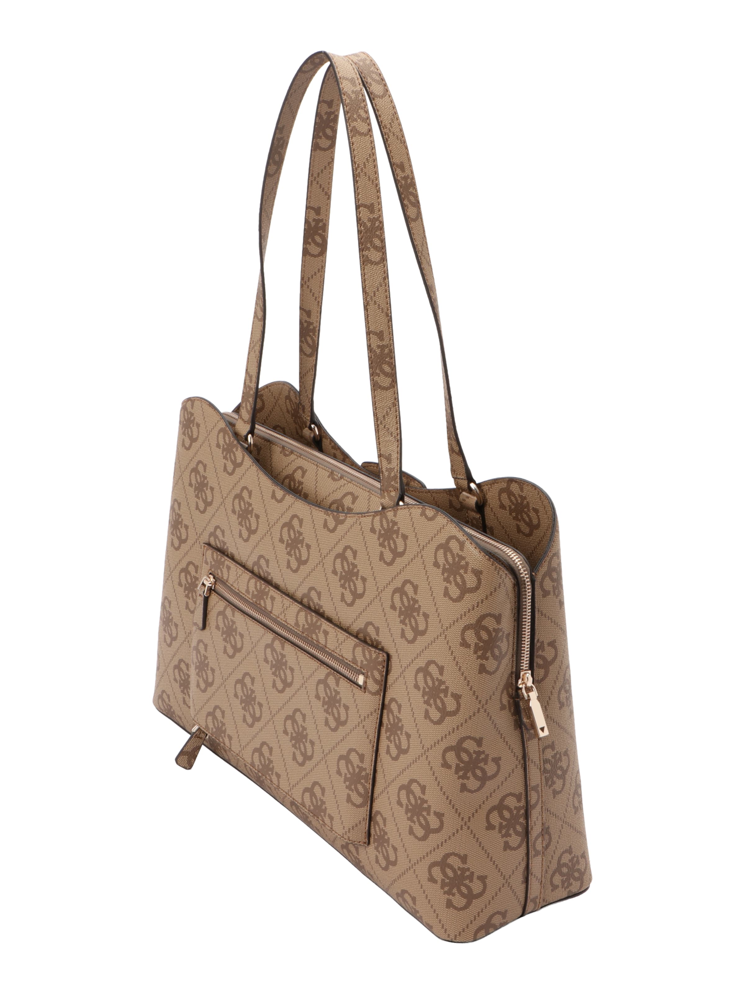 GUESS Schoudertas 'Janie' in Bruin