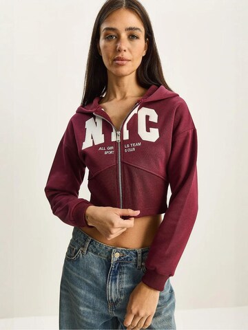 Giacca di felpa di Bianco Lucci in rosso