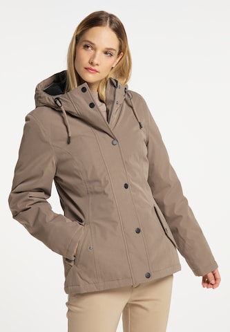 DreiMaster Klassik Performance Jacket in Brown: front