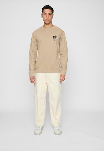 MT Men Sweatshirt 'Wasted Youth' in Beige