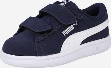 Sneaker 'Smash 3.0 SD' de la PUMA pe albastru: față