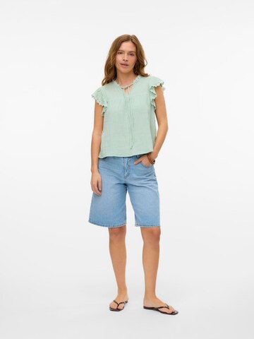 VERO MODA Blouse 'VMNATALI' in Groen