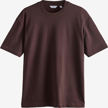 T-Shirt Next en marron : devant