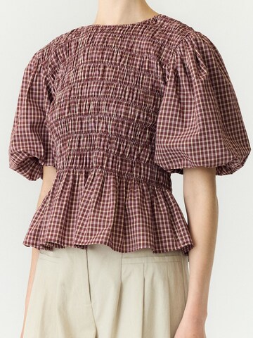 YAS Shirt 'VINA' in Rood
