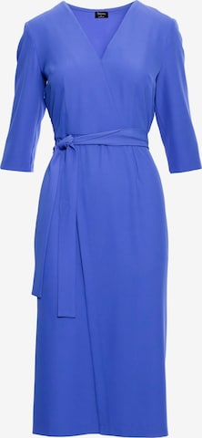 Rochie 'Sukienka z kopertowym motywem' de la Stylove pe albastru: față