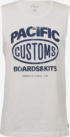 s.Oliver Shirt in Wit: voorkant