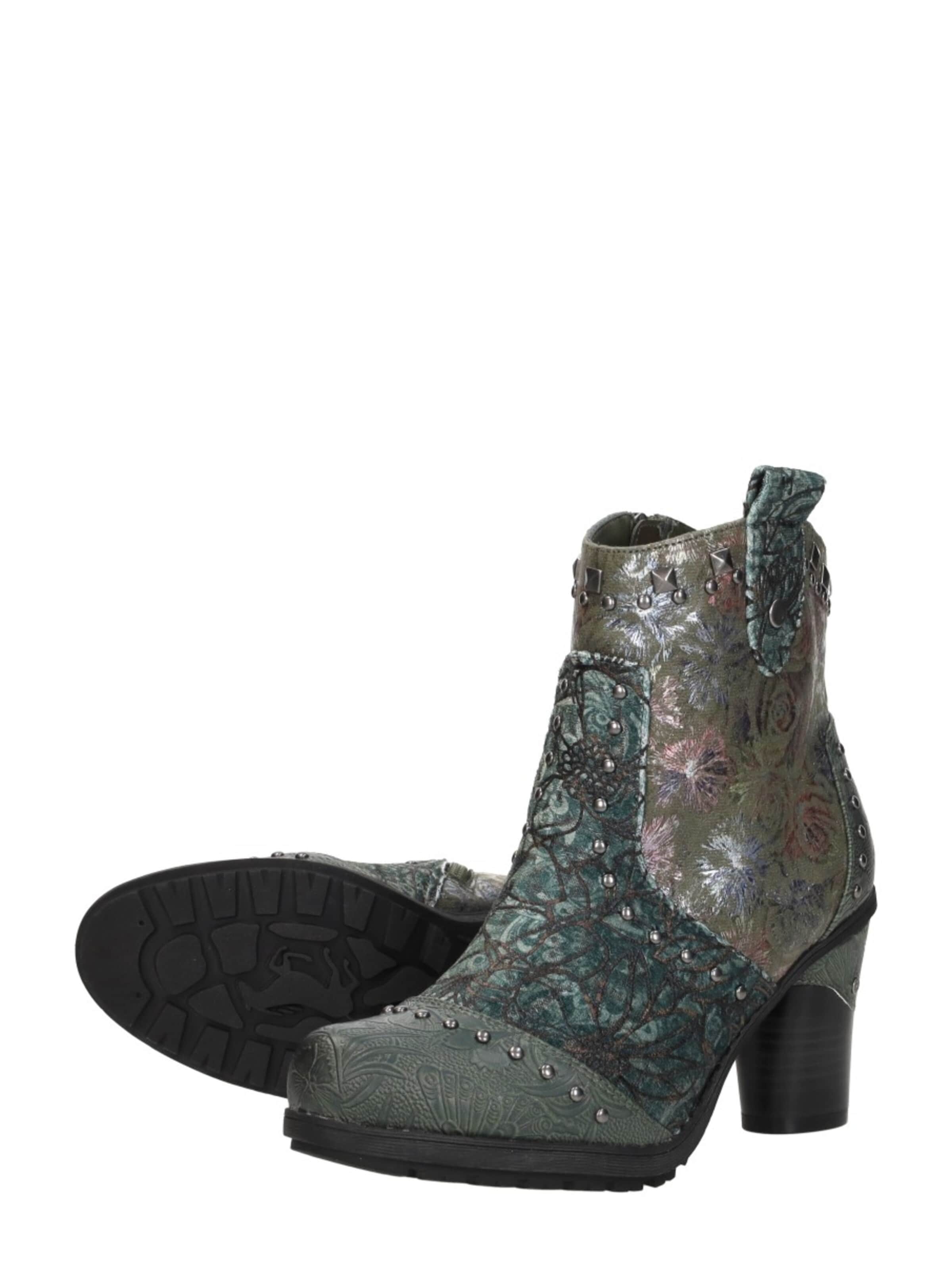 MUSTANG Boots 'Enkellaarsjes Hak' in Green