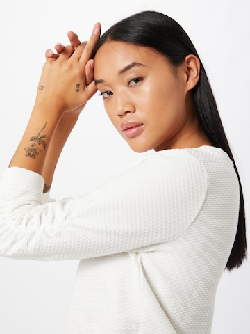 TOM TAILOR DENIM Sweatshirt in White