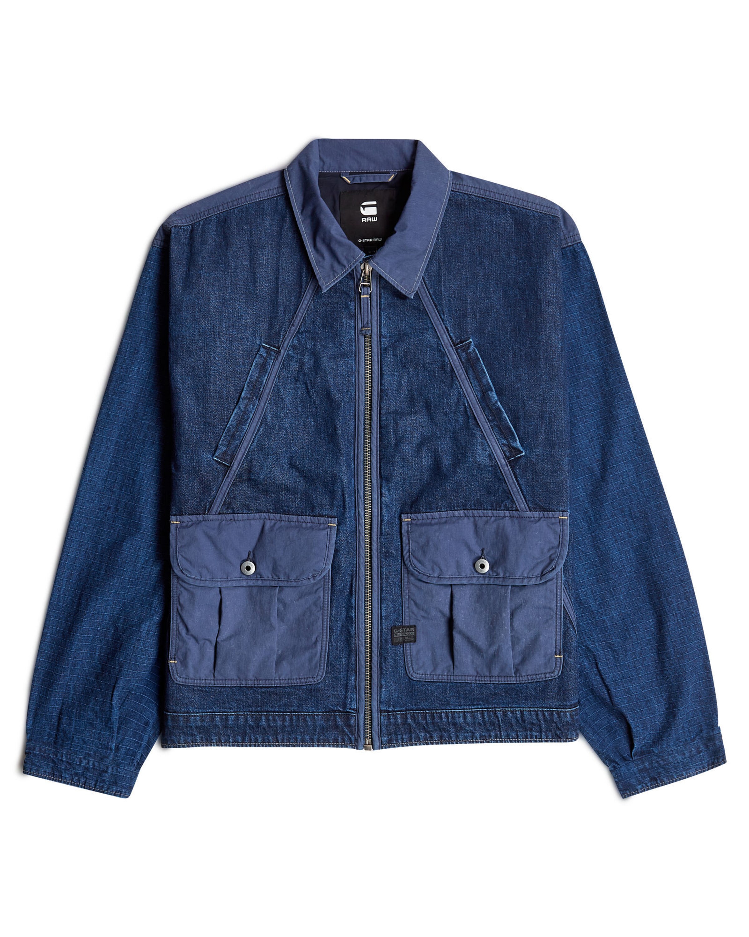 Veste mi-saison G-STAR en bleu : devant