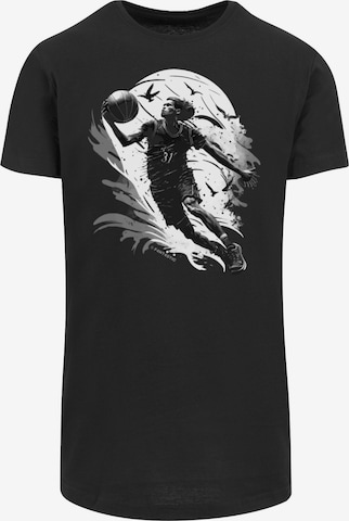 T-Shirt F4NT4STIC en noir : devant